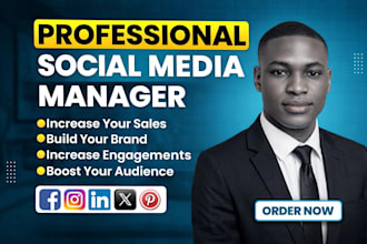 be your social media manager content writting personal assistant