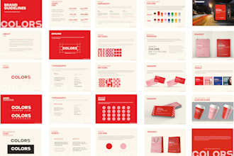 design a premium brand guidelines and brand book