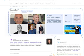 create a verified google knowledge panel for entrepreneur and founder