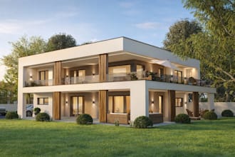 do realistic 3d rendering for architecture