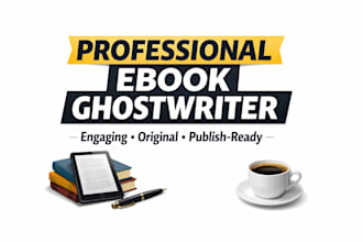 be your book ghostwriter ebook fiction and non fiction book writer