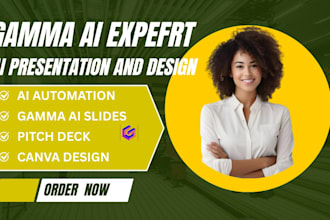 design a gamma ai presentation pitch deck powerpoint canva slide