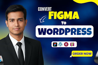 convert figma to wordpress with pixel perfect design