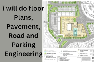 design pavement, road, parking and civil engineering plans with pe stamp