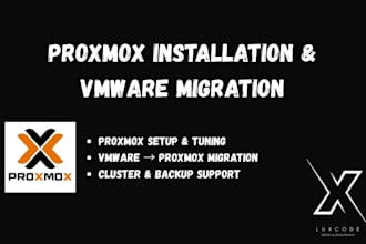 install proxmox and migrate your vmware vms