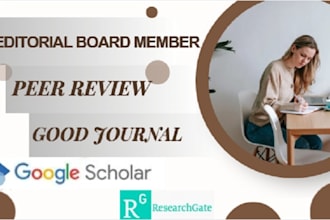 help you become editorial team and a reviewer