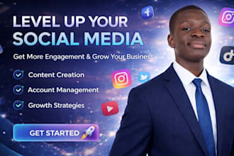 create social media posts with captions for small businesses
