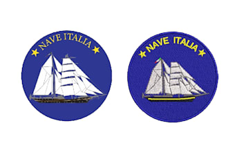 professionally vectorize logo for embroidery and digitizing