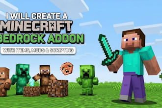 create high quality minecraft bedrock addon for your desired minecraft server