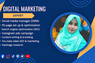 be your social marketing manager