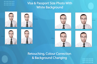 make visa and passport size photo