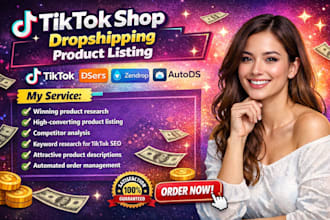 setup tiktok shop dropshopping product listing via dsers zendrop autods spocket