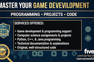 do game development programming computer science and technical documentation