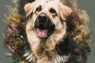 do pet memorial portrait