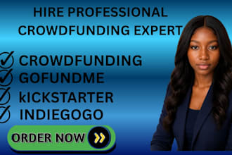 give  gofundme, kickstarter,crowdfunding promotion strategy