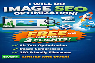 do image SEO optimization free for the first three clients