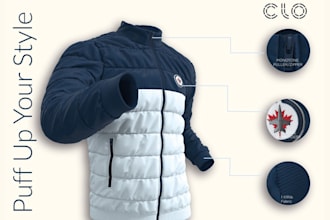 design realistic 3d fashion garments and patterns using clo 3d
