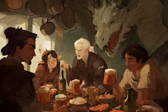 draw your dnd party