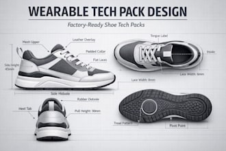 design fashion shoe techpack canvas design sandals design