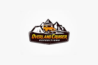 design sustainability overland cruiser expeditions logo