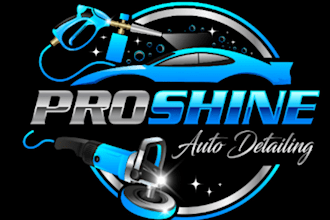 make unique detailing, car wash detailing logo