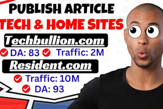 publish high da tech and home improvement SEO guest posts on google news sites