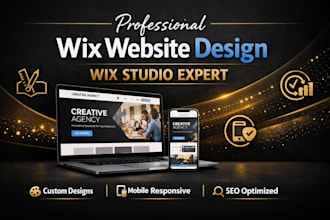 design responsive wix website design wix redesign or wix studio website