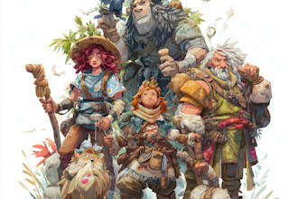 draw your dnd party