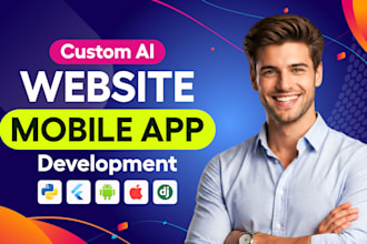 be ai developer for ai mobile app and ai website development,app developer