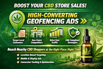 setup high converting geofencing ads to boost your cbd store sales