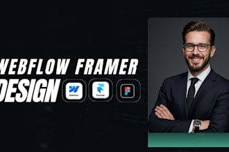 build webflow website framer website, figma to webflow framer landing page