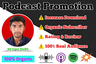 grow your podcast audience with safe organic promotion