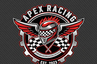 design a high speed and professional motorsport logo
