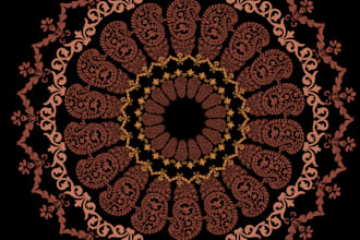 create luxury ornamental textile and ethnic pattern designs
