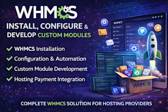 install, configure, and develop custom whmcs modules