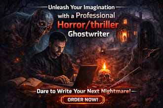ghostwrite your chilling horror or thriller story