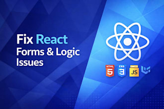 fix react forms, validation, and state logic issues