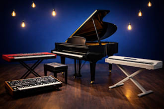 compose emotional piano instrumentals for videos and background music