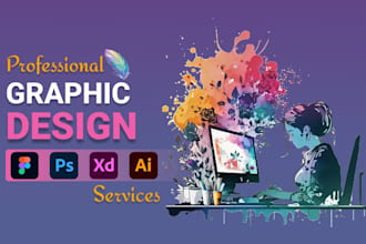 create modern professional graphic design
