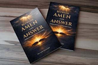 design faith based christian book cover, kindle cover design, devotional KDP