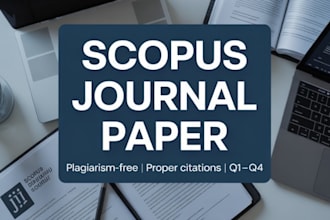 write scopus ready journal paper q1 to q4 google scholar with proper citations