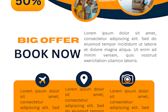 design a professional eye catching flyer or poster
