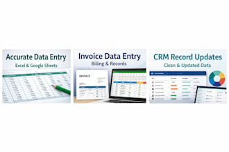 do accurate data entry and CRM updates