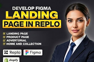 design or clone shopify landing page using replo