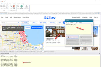 scrape public real estate data from zillow for you