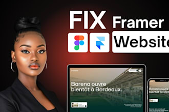 framer website design framer website redesign figma to framer landing page