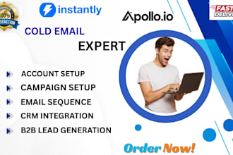 setup clay, clay com automation, instantly ai apollo io and hubspot crm workflow