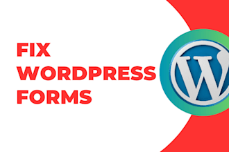 create or fix wordpress contact form 7, wpforms, gravity forms,fluent form, smtp
