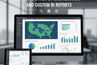 create expert power bi dashboards and custom bi reports