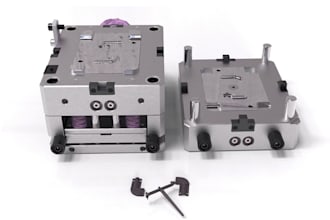 design 3d cnc outer casing parts, plastic mold injection die mold plastic metal